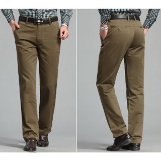Quần Kaki Dài Trung Niên Ống Suông Cao Cấp.