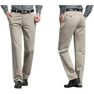 Quần Kaki Dài Trung Niên Ống Suông Cao Cấp.