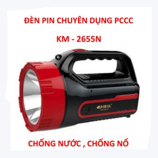 { CHÍNH HÃNG CÓ SẴN} ĐÈN PIN SIÊU SÁNG KM2655N, ĐÈN PIN 2655 DÀNH CHO PCCC , ĐÈN PIN CHỐNG NỔ , CHỐNG NƯỚC