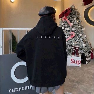 Áo khoác hoodie zip form rộng in NQ NQ30AM. Giá sỉ - giá bán buôn