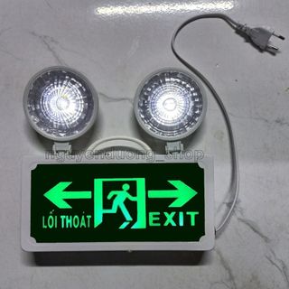 ĐÈN SỰ CỐ THOÁT HIỂM KẾT HỢP ĐÈN EXIT 2 TRONG 1, ĐÈN CHIẾU SÁNG KHI MẤT ĐIỆN , ĐÈN CHỈ DẪN LỐI THOÁT