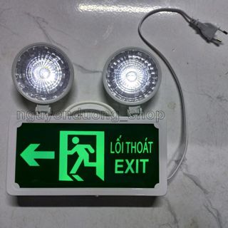 ĐÈN SỰ CỐ THOÁT HIỂM KẾT HỢP ĐÈN EXIT 2 TRONG 1, ĐÈN CHIẾU SÁNG KHI MẤT ĐIỆN , ĐÈN CHỈ DẪN LỐI THOÁT
