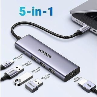 UGREEN 15307 - 4-in-1 USB-C Card Reader