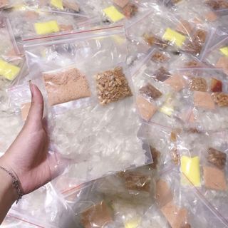 Bánh tráng muối nhuyễn đủ topping