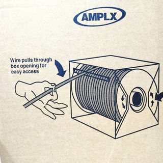 Cáp mạng RJ45 chuẩn CAT6 AMPlx mã 0916- CÓ CHỐNG NHIỄU - 1 Cuộn 26KG - 400 x 400 x 250 mm