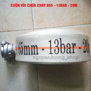 Cuộn vòi chữa cháy D65 - 13Bar - 20 mét , vòi rồng chữa cháy , cứu hỏa , dây ,ống dẫn nước ,bơm nước giá sỉ