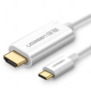 UGREEN 30841 USB Type C to HDMI Cable Male to Male ABS Case 1.5m (Gray)