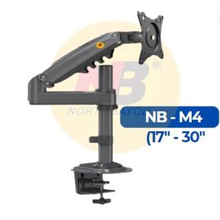Khung treo kẹp bàn North Bayou M4 (LCD từ 17" tới 30") --- 1 Tay đòn thẳng, xoay màn 360 độ