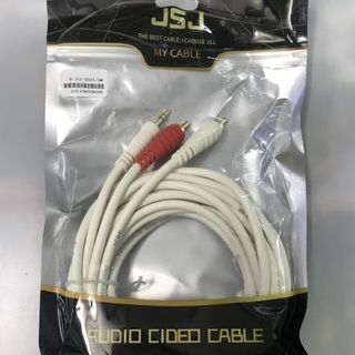 Dây AV JSJ 3.5 Ly Ra 2 Đầu Bông Sen 10 Mét