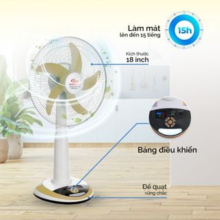 QUẠT VÀ ĐÈN SẠC FL-416