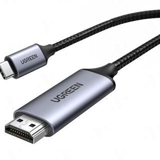 UGREEN 50570 USB-C to HDMI Male to Male Cable Aluminum Shell 1.5m (Gray Black)