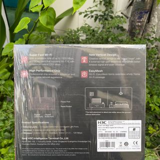 Bộ phát Wifi 6 - 1500Mbps / Thiết bị thu phát vô tuyến H3C Magic NX15 (9801A5AB) - Bảo hành 3 năm
