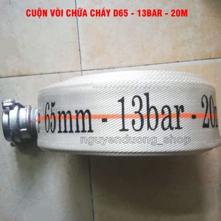 Cuộn vòi chữa cháy D65 - 13Bar - 20 mét , vòi rồng chữa cháy , cứu hỏa, ống dẫn nước ,dây bơm nước