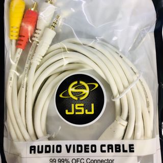 Dây AV JSJ 3.5 Ly Ra 3 Đầu Bông Sen 5 Mét