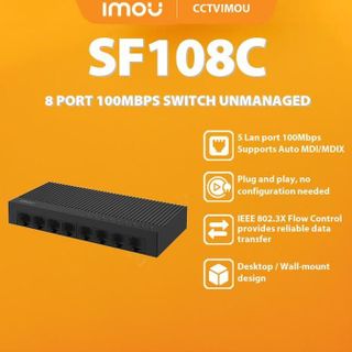 Switch 8 Port Imou SF 108C 100Mbps