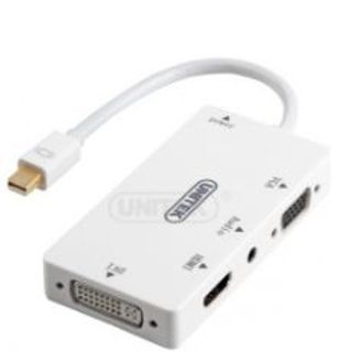 Cable mini Displayport sang HDMI/DVI/VGA/AUDI0 Unitek Y6354