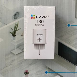 Ổ cắm thông minh Ezviz T30A ( CS-T30-10A-EU | hỗ trợ điều khiển bằng giọng nói )