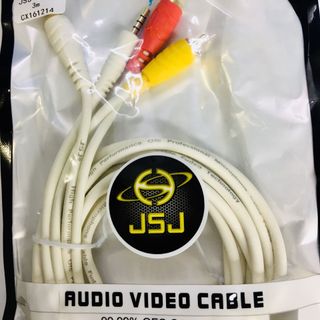 Dây AV JSJ 3.5 Ly Ra 3 Đầu Bông Sen 3 Mét