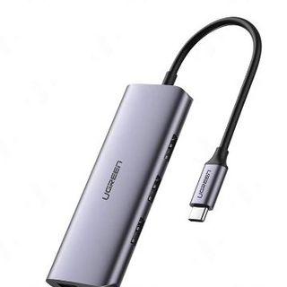 UGREEN 60718 USB-C to 3 x USB 3.0+RJ45+Micro USB Multifunction Adapter