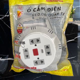 Ổ ĐIỆN HJD 081-10A - QUAY ( Ổ TRÒN ) 5M - 0.75mm2 ( 24c/1thùng )