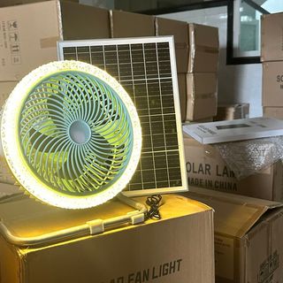 Quạt Bàn Năng Lượng Mặt Trời Tích Điện - Quạt Sạc Tích Điện