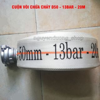 Cuộn vòi chữa cháy D50 - 13Bar - 20 mét , vòi rồng chữa cháy , cứu hỏa , dây ,ống dẫn nước ,bơm nước