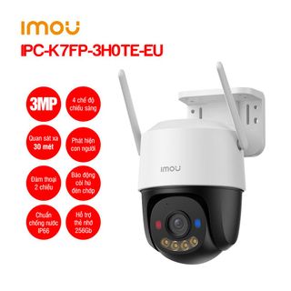 CAMERA 4G IMOU CRUISER SC 4G - 3MP (Khe sim 4G | Quay quét 360 | Đàm thoại 2 chiều | Đèn xanh đỏ | Mã: IPC-K7FP-3H0TE)