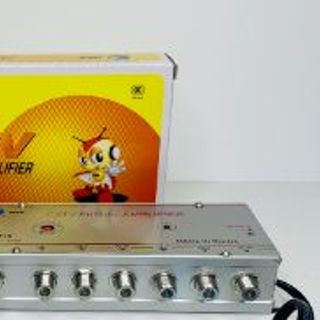 Bộ chia cáp truyền hình có khuếch đại CATV ra 6 Tivi
