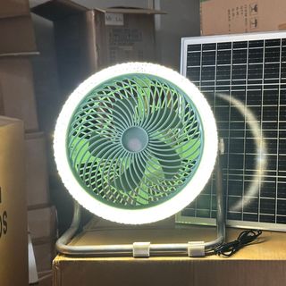 Quạt Bàn Năng Lượng Mặt Trời Tích Điện - Quạt Sạc Tích Điện