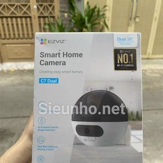 Camera Wifi EZVIZ C7 DUAL 2K+ (4MP+4MP) - 2 mắt 2 khung hình độc lập {with AI}