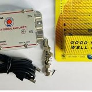 Bộ chia cáp truyền hình có khuếch đại CATV ra 2 Tivi