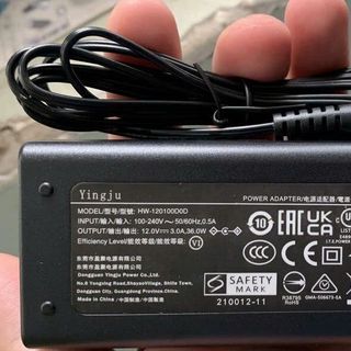 Nguồn 12V-3A YINGYU - (Chuyên dụnng cho đầu ghi Camera, chui tròn lớn)