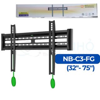 Khung treo tivi cố định C3-FG (32″- 75″ | Có khóa bảo vệ | Full VAT )