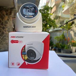 Camera TVI Hikvision DS-2CE76D0T-EXLMF (Vỏ kim loại) đèn kép Hồng Ngoại & Ánh Sáng Trắng (3 chế độ thông minh)