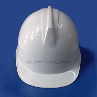 MŨ, NÓN BẢO HỘ AN TOÀN LAO ĐỘNG, MŨ BẢO HIỂM BẢO HỘ CÔNG NHÂN LAO ĐỘNG,  LOẠI CÓ NÚM VẶN MÀU TRẮNG