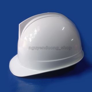 MŨ, NÓN BẢO HỘ AN TOÀN LAO ĐỘNG, MŨ BẢO HIỂM BẢO HỘ CÔNG NHÂN LAO ĐỘNG,  LOẠI CÓ NÚM VẶN MÀU TRẮNG