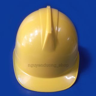 MŨ, NÓN BẢO HỘ AN TOÀN LAO ĐỘNG, MŨ BẢO HIỂM BẢO HỘ CÔNG NHÂN LAO ĐỘNG,  LOẠI CÓ NÚM VẶN MÀU VÀNG