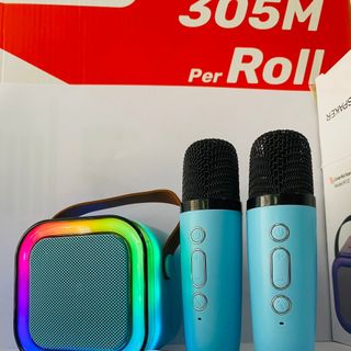 Loa bluetooth mini karaoke K12 KHÔNG DÂY kèm 2 micro - Size M - HÀNG BAO TEST