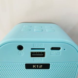 Loa bluetooth mini karaoke K12 KHÔNG DÂY kèm 2 micro - Size M - HÀNG BAO TEST