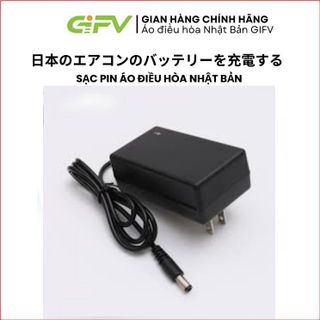 CỤC SẠC, CỦ SẠC PIN ÁO ĐIỀU HÒA GiFV NHẬT BẢN 100V – 220V CHÍNH HÃNG
