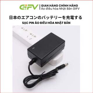CỤC SẠC, CỦ SẠC PIN ÁO ĐIỀU HÒA GiFV NHẬT BẢN 100V – 220V CHÍNH HÃNG