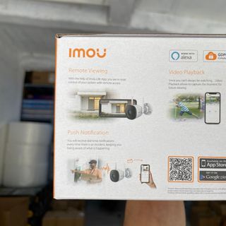 Camera wifi cố định 2MP IMOU F22P | Full HD 1080P | Ban đêm Hồng ngoại | Tích hợp micro | Thùng 16c | Bullet 2C