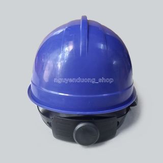 MŨ, NÓN BẢO HỘ AN TOÀN LAO ĐỘNG, MŨ BẢO HIỂM BẢO HỘ CÔNG NHÂN LAO ĐỘNG,  LOẠI CÓ NÚM VẶN XANH DƯƠNG