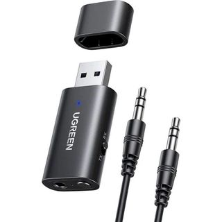 UGREEN 60300- USB 2.0 to 3.5mm Bluetooth Transmitter/Receiver Adapter with Audio Cable