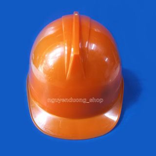 MŨ, NÓN BẢO HỘ AN TOÀN LAO ĐỘNG, MŨ BẢO HIỂM BẢO HỘ CÔNG NHÂN LAO ĐỘNG,  LOẠI CÓ NÚM VẶN MÀU CAM