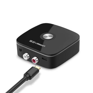 UGREEN 40759 - Wireless Bluetooth Audio Receiver 5.0 with 3.5mm and 2RCA Adapter Support APTX