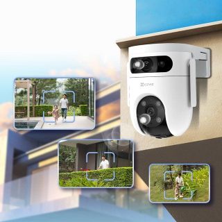 Camera Wifi EZVIZ H9C (5MP+5MP) - Dual 3K 2 mắt camera 2 khung hình độc lập