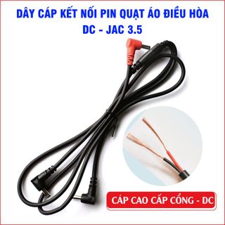 (Chính Hãng) Dây Cáp DC Kết Nối 2 Quạt vào Pin Áo Điều Hòa, Dây Kết Nối Quạt Với Pin Chính Hãng