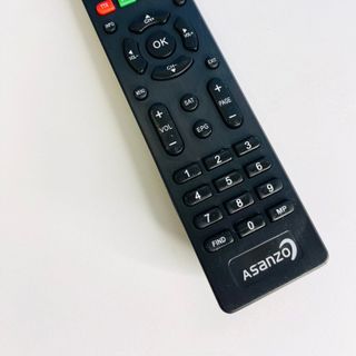 Remote Điều Khiển Tivi ASANZO (4 nút màu giữa)