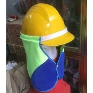 VÀNH KHĂN CHE NẮNG HÀN QUỐC, VÀNH NÓN MŨ CHE NẮNG, VÀNH KHĂN CHE NẮNG KẾT HỢP MŨ BẢO HỘ LAO ĐỘNG